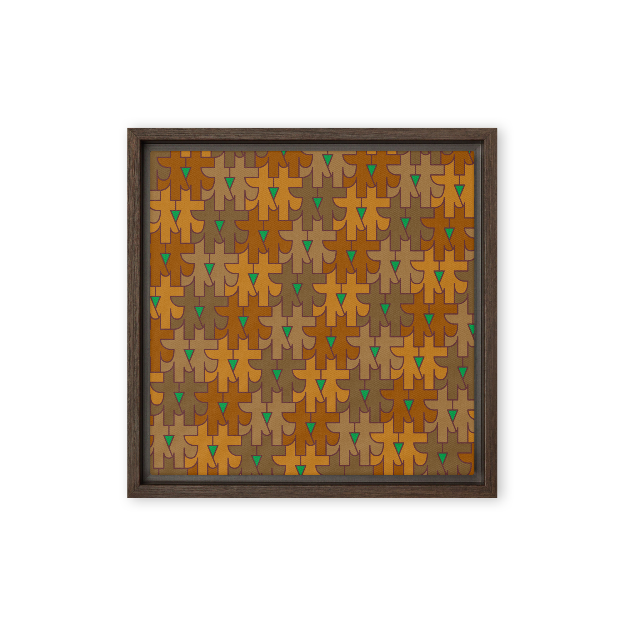 (林)No.18 Chinese Surname Kanji Framed canvas