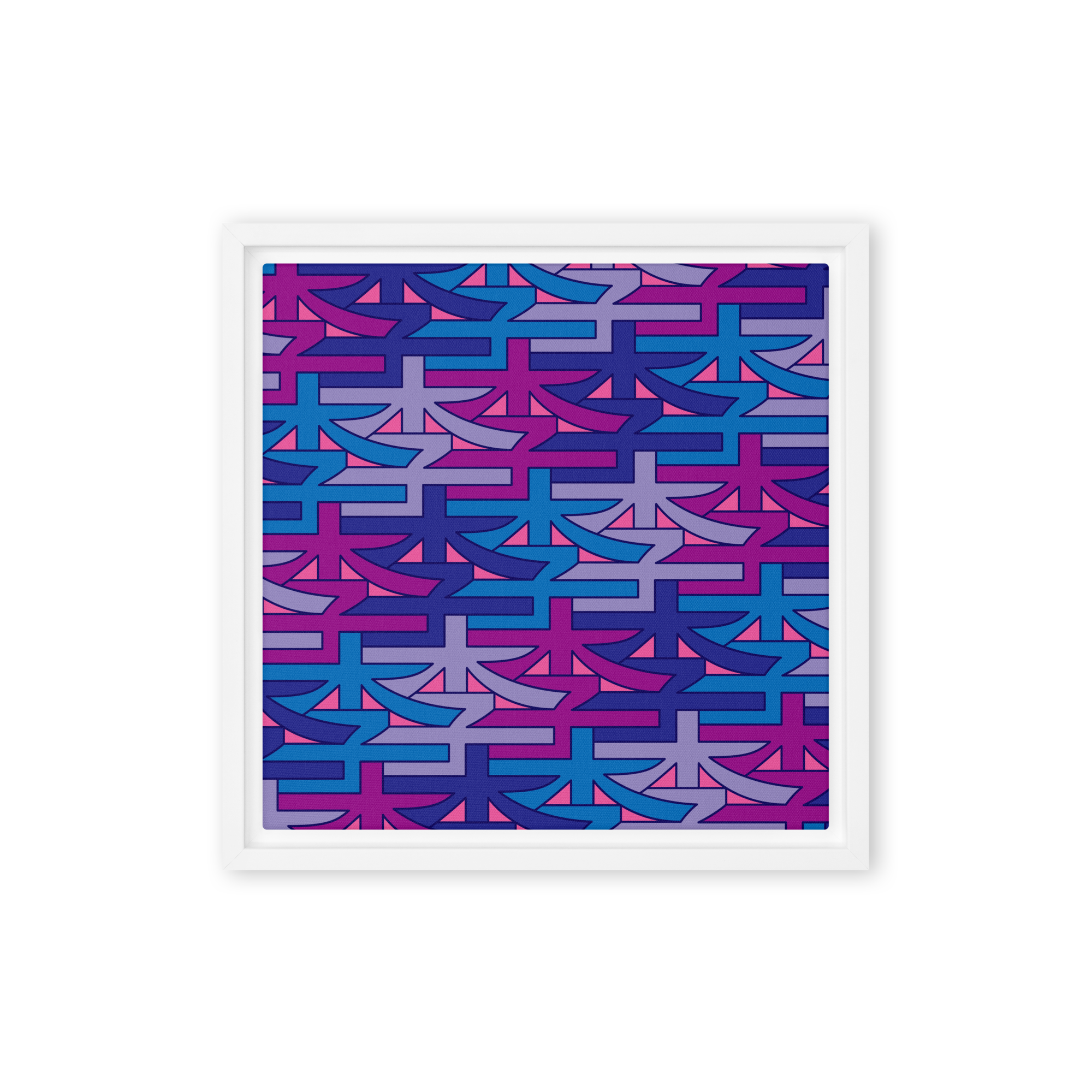 (李)No.2 Chinese Surname Kanji Framed canvas
