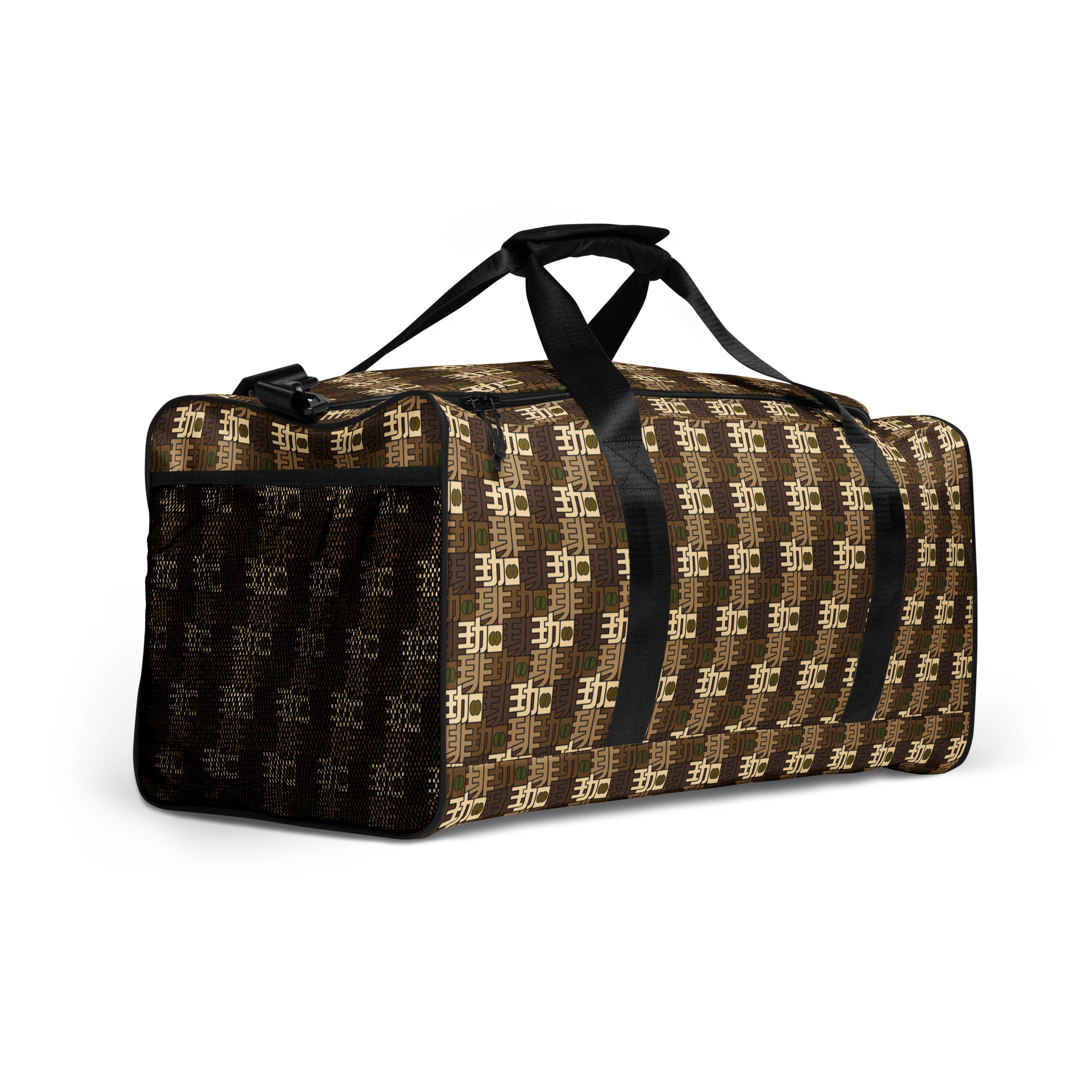 Coffee(珈琲) Kanji Duffle bag