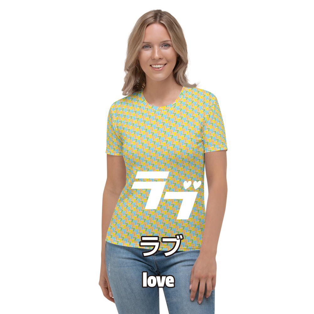 Love(ラブ) Katakana women's T-shirt