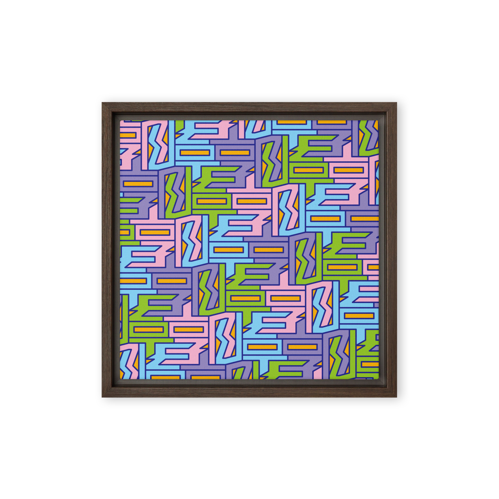 (郭)No.16 Chinese Surname Kanji Framed canvas